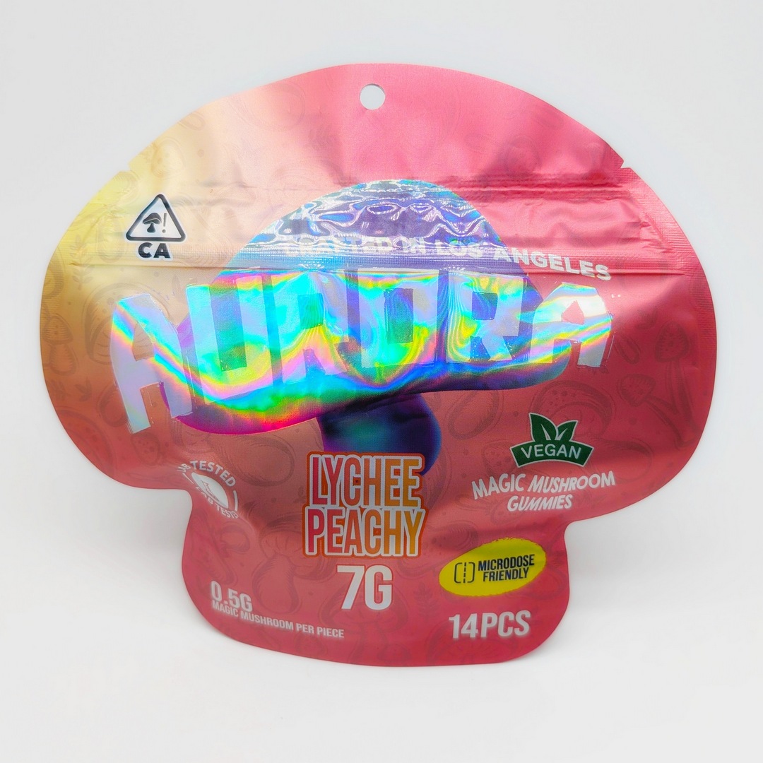 Aurora Lychee Peachy Mushroom Gummies 7g